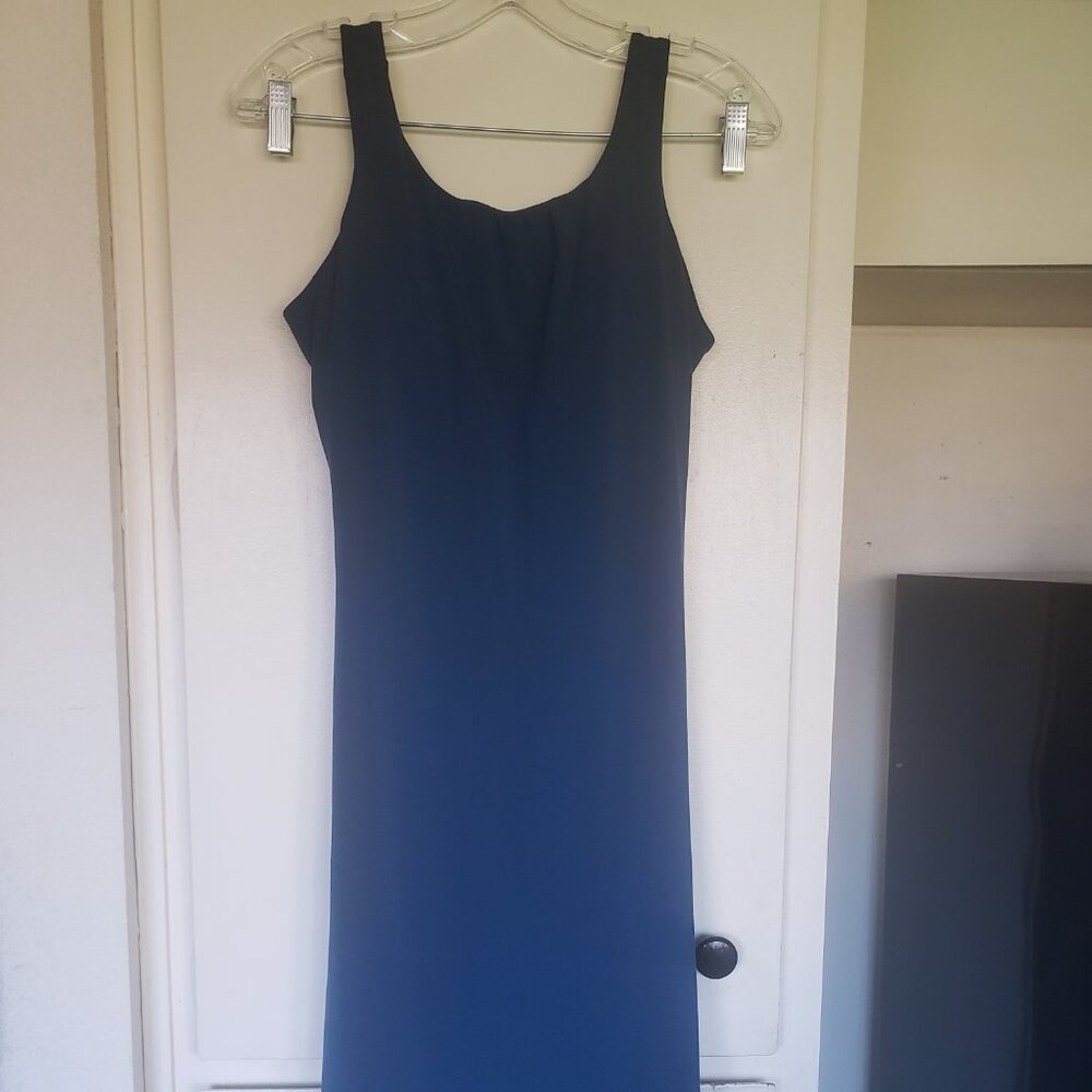 Prana Teal Tank Dress with built in Bra Size Medium